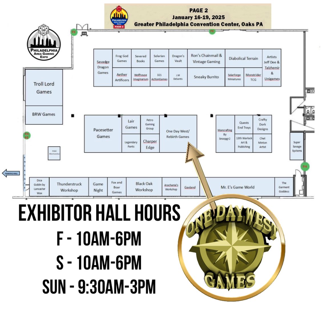 If you are looking for a fun outing this weekend, be sure to stop by the Philadelphia Area Gaming Expo. We will have a vendor booth Friday through Sunday and will be running demos of Canosa &amp; Maize Craze. We will also be showcasing our current game in development, Elder Ridge.