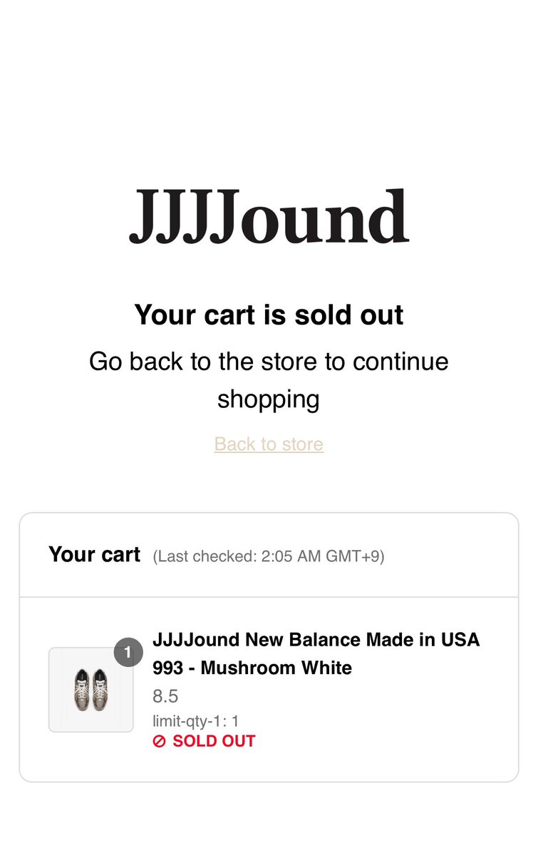 dj_gnk's tweet photo. JJJJound無理でした…😭 https://t.co/uMgQWmVVUH