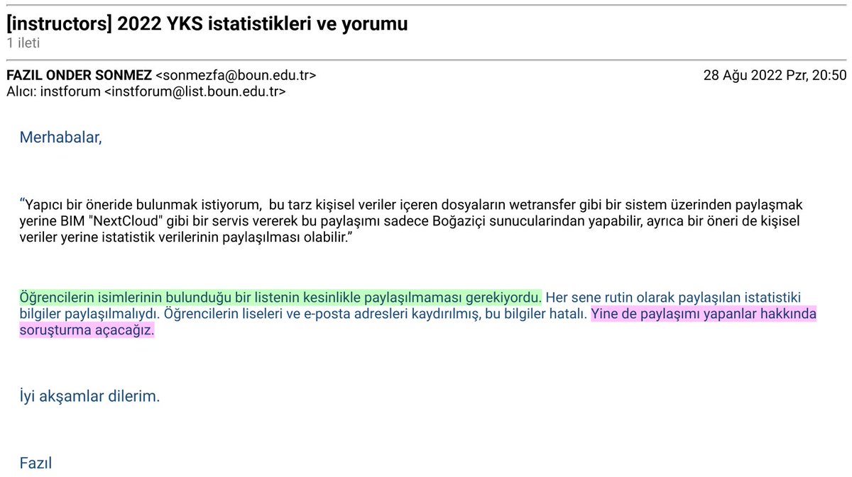 Tuna Tugcu (@tuna_tugcu) on Twitter photo Az önce Kişisel Verileri Koruma Kurumu'na karşı açtığım davanın duruşmasından çıktım; İstanbul'a dönüyorum. Kurumun avukatının gıkı bile çıkamadı. Nasıl çıksın ki?
Duruşmada söylediklerimin kısa özeti aşağıda. (Evet, idari mahkemelerde duruşma yaklaşık 5 dakika sürer. Ama ben Az önce Kişisel Verileri Koruma Kurumu'na karşı açtığım davanın duruşmasından çıktım; İstanbul'a dönüyorum. Kurumun avukatının gıkı bile çıkamadı. Nasıl çıksın ki?
Duruşmada söylediklerimin kısa özeti aşağıda. (Evet, idari mahkemelerde duruşma yaklaşık 5 dakika sürer. Ama ben