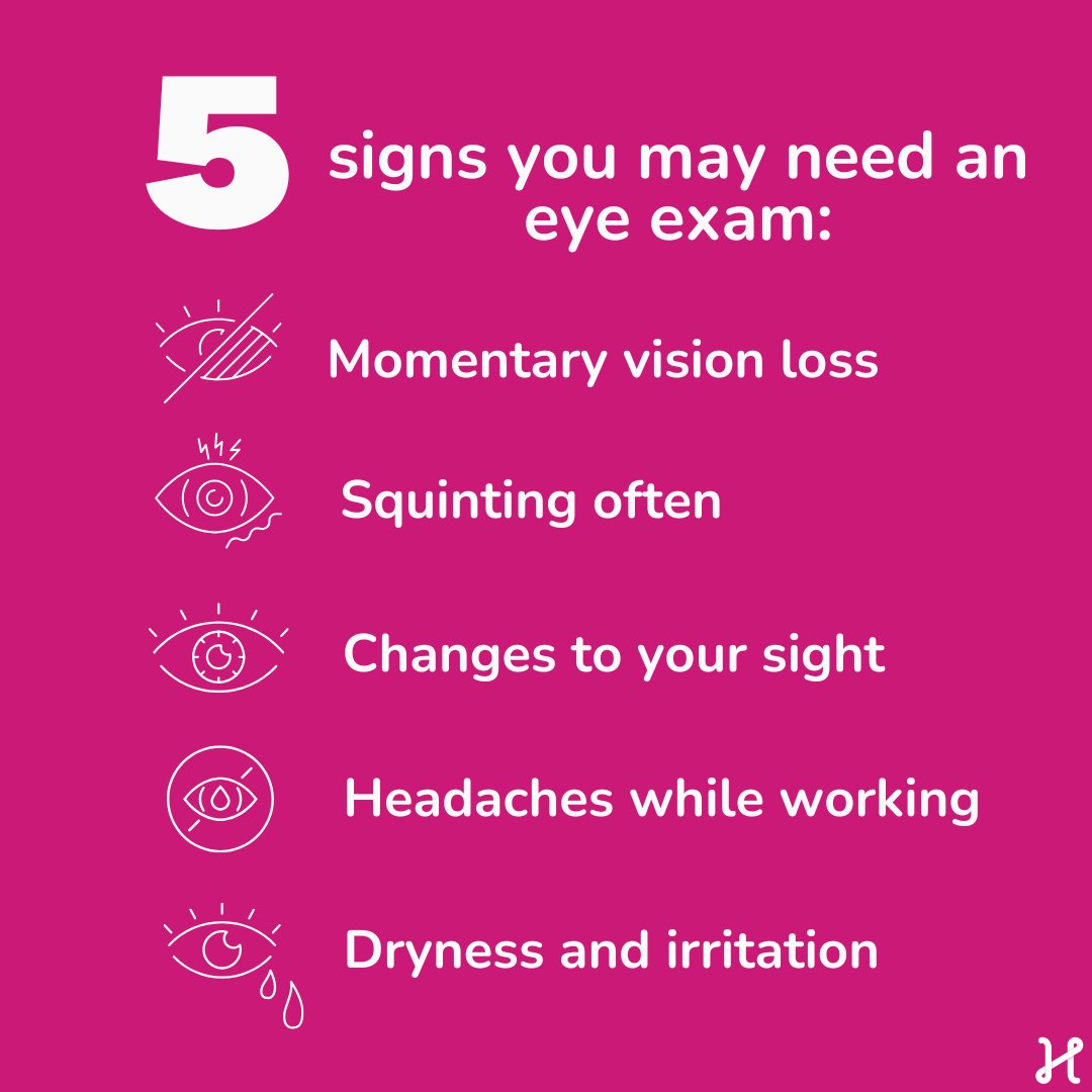 allhealthgo's tweet image. 5 Signs It's Time to "SEE" Your Eye Doctor 👀 
Headaches, blurry vision, frequent squinting are just some of the signs you need to visit your eye doctor right away.

Other important reasons to get an #eyeexam&amp;gt;&amp;gt;youtu.be/tdkMRgW6kgI
