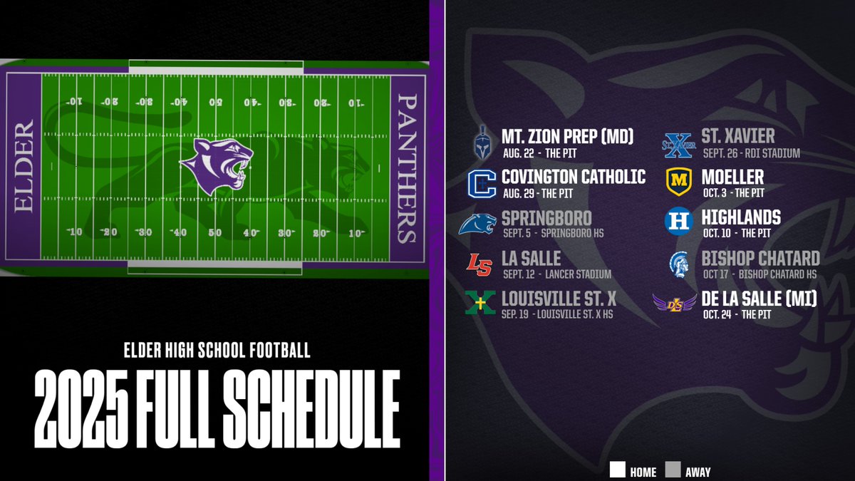 Your 2025 Varsity Football schedule!

#Altiora