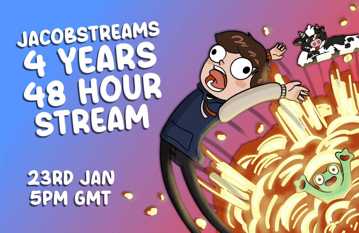 celebrating 4 years on twitch!!
48hr stream next week :D