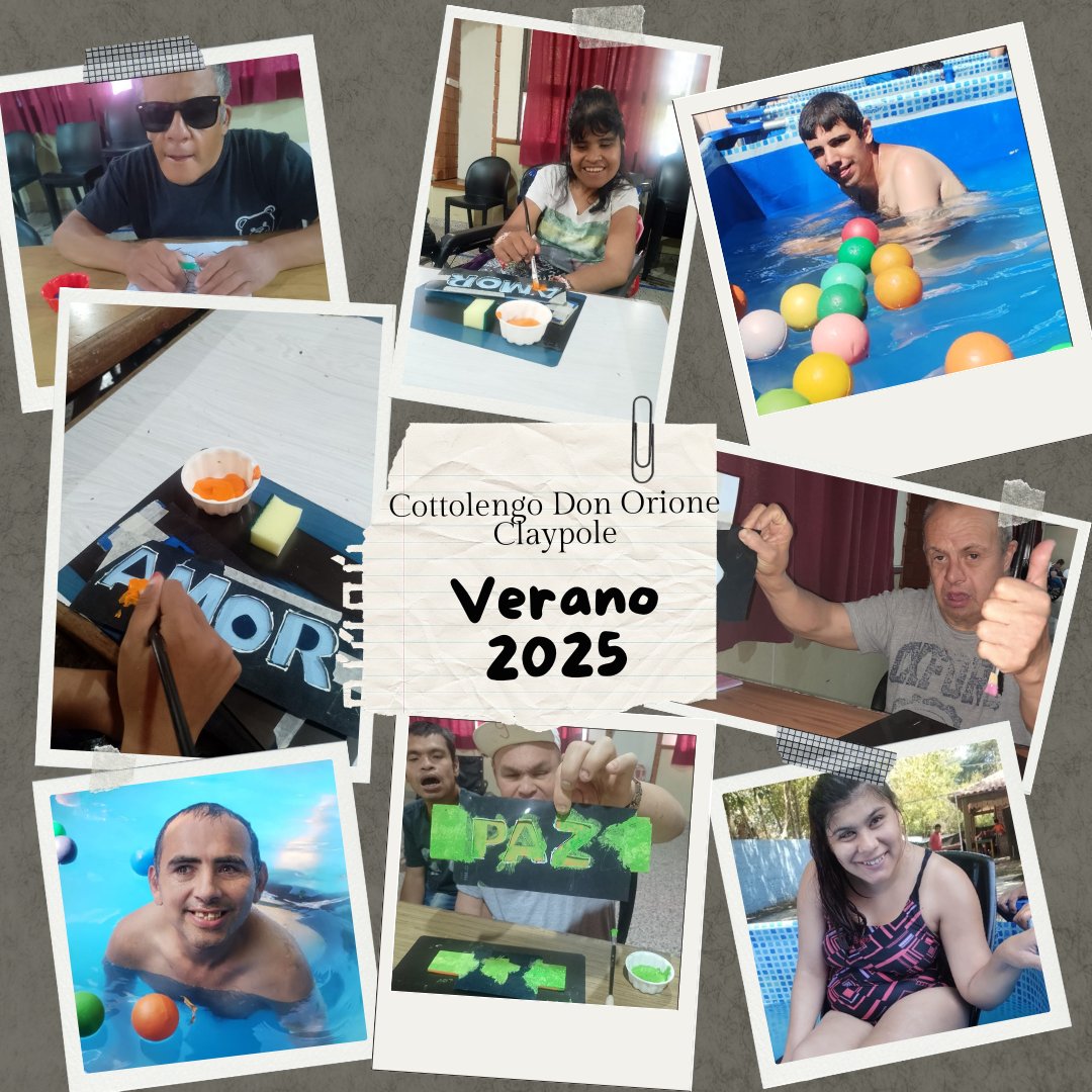 Actividades de Verano 2025 en el Pequeño Cottolengo Don Orione de Claypole.