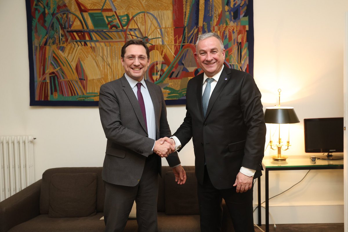 I was truly delighted to meet again with <a href="/AlexisDutertre/">Alexis Dutertre 🇫🇷🇪🇺</a>, the advisor for Europe to 🇫🇷 President <a href="/EmmanuelMacron/">Emmanuel Macron</a>. The last time we worked together, he was still the French Ambassador in Prague, and I served as the Czech Minister of Industry and Trade.

In our new roles, we