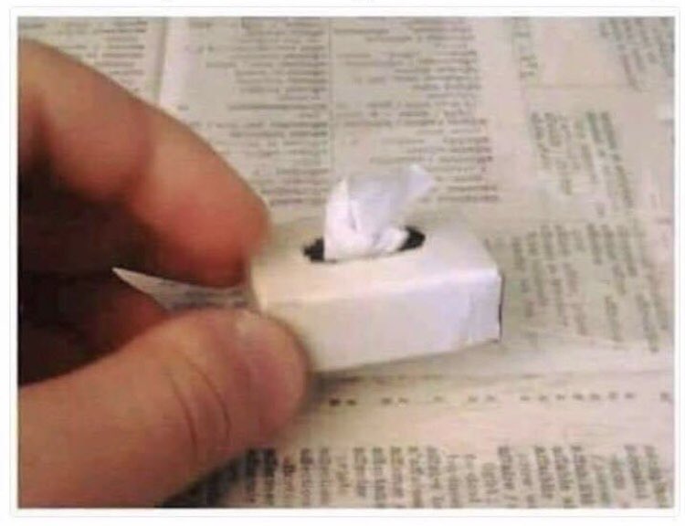Zod1966's tweet photo. @ShannonMFHill Tissue? https://t.co/bJng6Q7oBa