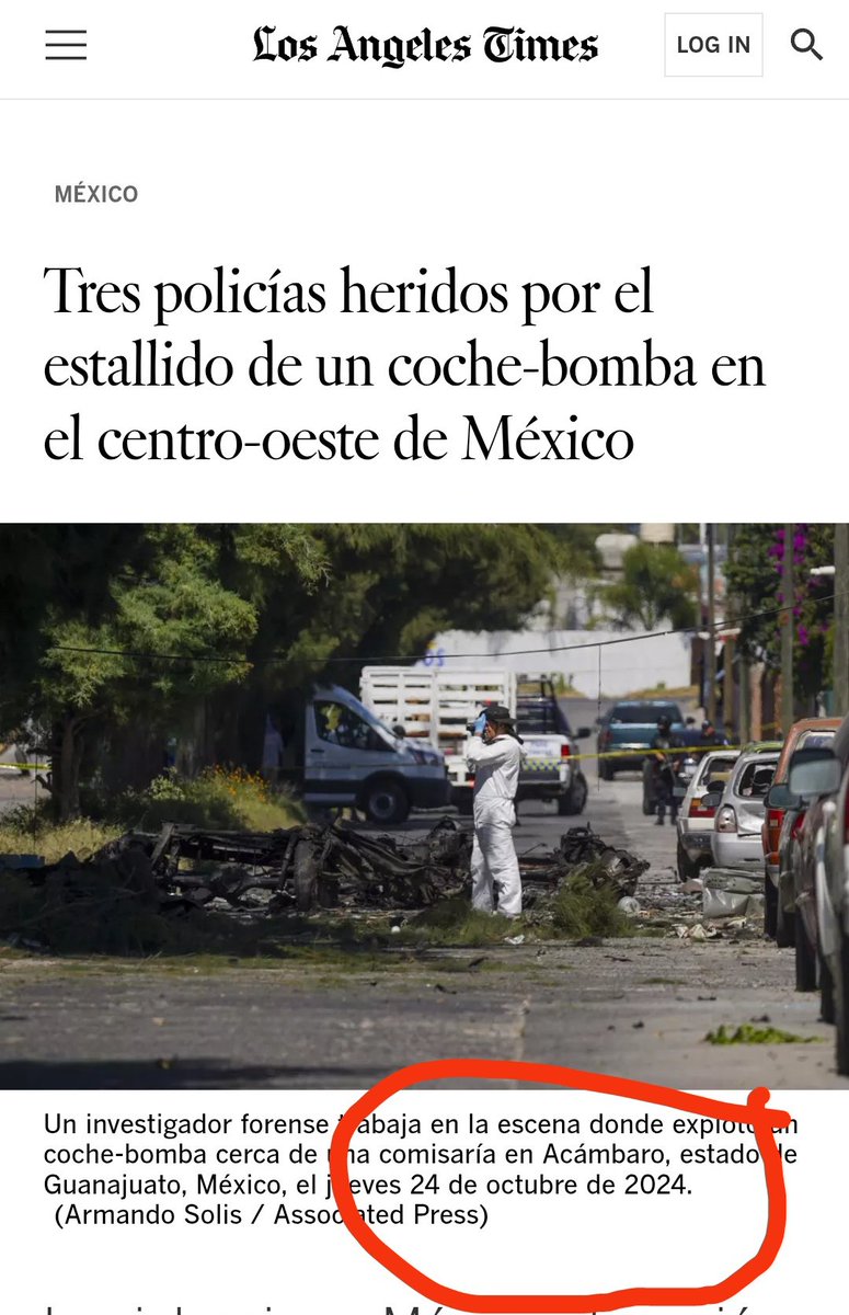 En México el crímen organizado está utilizando minas terrestres  y coches bombas para aterrorizar a los mexicanos con el visto bueno del gobierno de Claudia Sheinbaum, entonces Marco Rubio y Donald Trump tienen razón, los cárteles  son TERRORISTAS y deben ser exterminados.