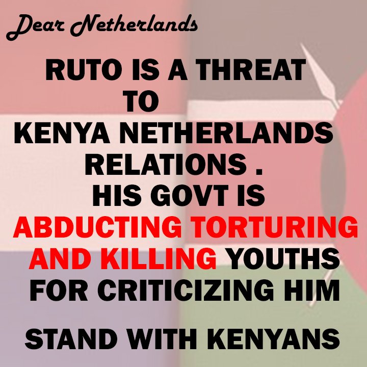 sholard_mancity's tweet photo. Dear Dutch royals and people of Netherlands 

This is what William ruto is doing to kenyans 

Stand with kenyans 

Karibu Kenya shouldn't happen now 

Queen Maxima visiting Kenya will be supporting brutality 

Stand 4 democracy ⚡⚡🇳🇱

#KenyaNetherlandsRelations #KenyaDutchTies https://t.co/nKV2lulTAP