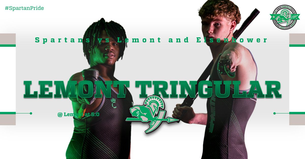 Last two SSC duals of the year, looking to build off our 8-3 season record.  Come out and cheer us on starting at 5:00 pm at Lemont!