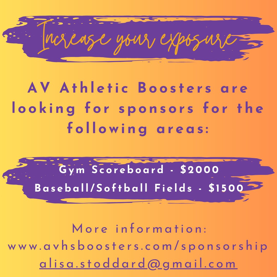 AVHS Boosters tweet media