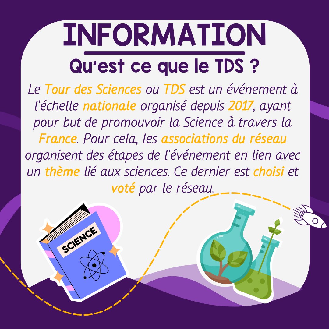 FNEBmono's tweet image. [ℹ️ INFORMATION –TOUR DES SCIENCES 🧪]

Le Tour des Sciences arrive très bientôt ! Si tu n’es pas tout à fait à jour, on t’explique rapidement de quoi il s’agit ! 

–

#fnebmono #information #TDS #tourdesscience #sciences  #fyp