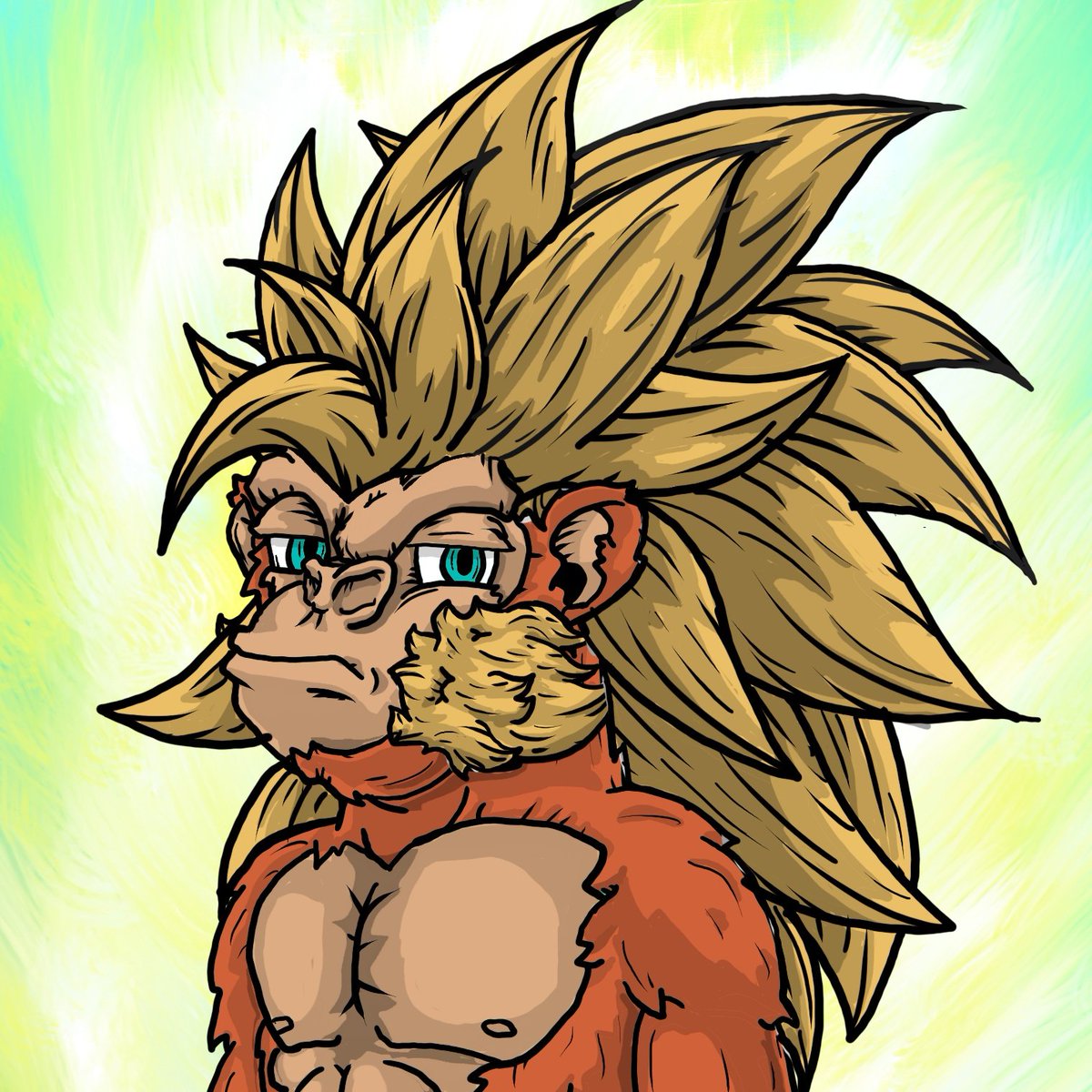 Animating ssj3 $MONKO has been a grand challenge; However, I am pleased to have taken this exercise unto myself. The first stepping stones into the realm of Yser are being crafted now. Don't miss it! $ALGO