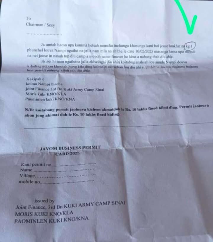 #BREAKING: Kuki terrorist groups seize control of poppy cultivation in Manipur. KNO/KNA issues order for 1kg opium donation from cultivators to fund weapons. SoO Group monopolizes cultivation, requires business permit cards for farmers. Violators face Rs. 10 lakh fine. #Manipur