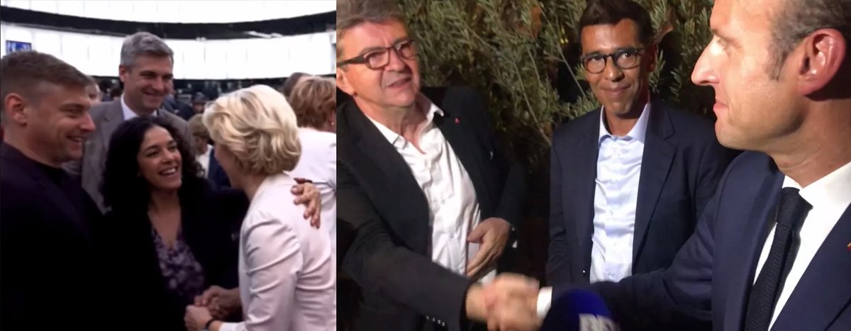 PiccoloMaster1's tweet photo. @ManonAubryFr @KelouaF MDR. Il y a quelques semaines vous vous alliez aux macronistes soit disant pour faire barrage au RN. Que ce soit vous où le RN, vous êtes exactement les mêmes traitres pour la France. https://t.co/GASrUwJAbV