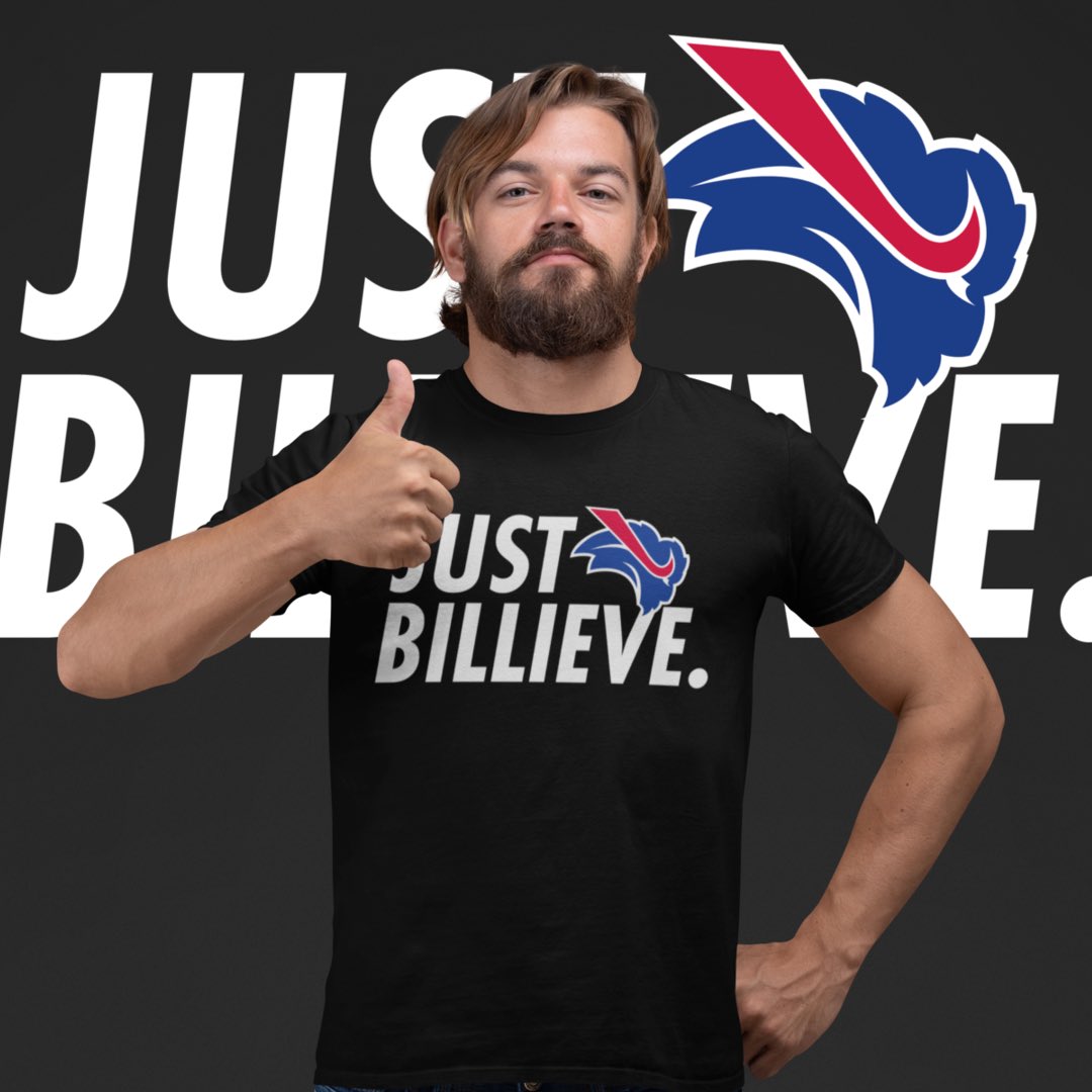 bcmtees's tweet photo. JUST BILLIEVE. Get it now at https://t.co/Qsx1HlL1OY …just do it.
#BillsMafia https://t.co/ucnYp744U8