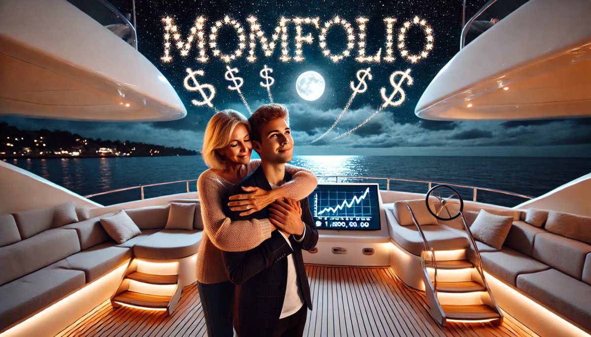 MomfolioCTO's tweet photo. We don't 😴😴 until momma has a yacht. $MOMFOLIO https://t.co/CszBNugF6A