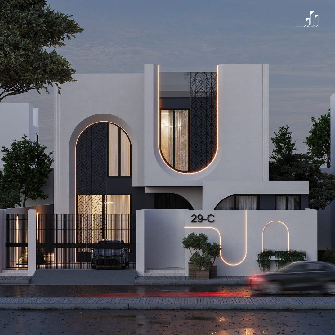 arch_ghiath's tweet photo. مخططات معمارية لفيلا سكنية دورين على أرض ١٦*٣٠ مع واجهات مودرن تجمع بين الجرأة والأناقة ✨مع تفاصيل الأقواس المضيئة التي تضفي لمسة من الفخامة، 👌🏻وتناسق الألوان المحايدة الذي يعزز جمال التصميم العصري 🌟🏛️  

تصميم المهندس المعماري: غياث عبدالحميد حربا 👷🏼‍♂️ 
المهندسة: مزنة مصطفى زيدان 👷🏻‍♀️

الرياض - المملكة العربية السعودية 📍
📞 تواصل معنا الآن وابدأ مشوارك نحو تصميم فريد!!

 https://t.co/rPWw8xdesK

#riyadh #facade #SaudiArabia #الرياض_الان #واجهات