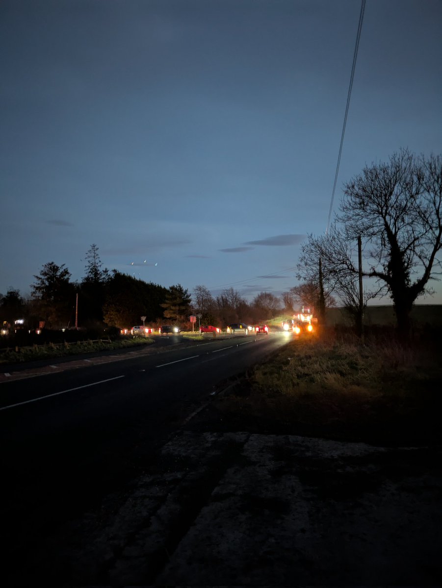 WalkerSuzi's tweet photo. Another accident at junction of #oldballynahinch and #saintfieldroadlisburn.
@TrafficwatchNI @PSNILisCreagh . Approach with caution 17:20 https://t.co/g31Gsuti5c