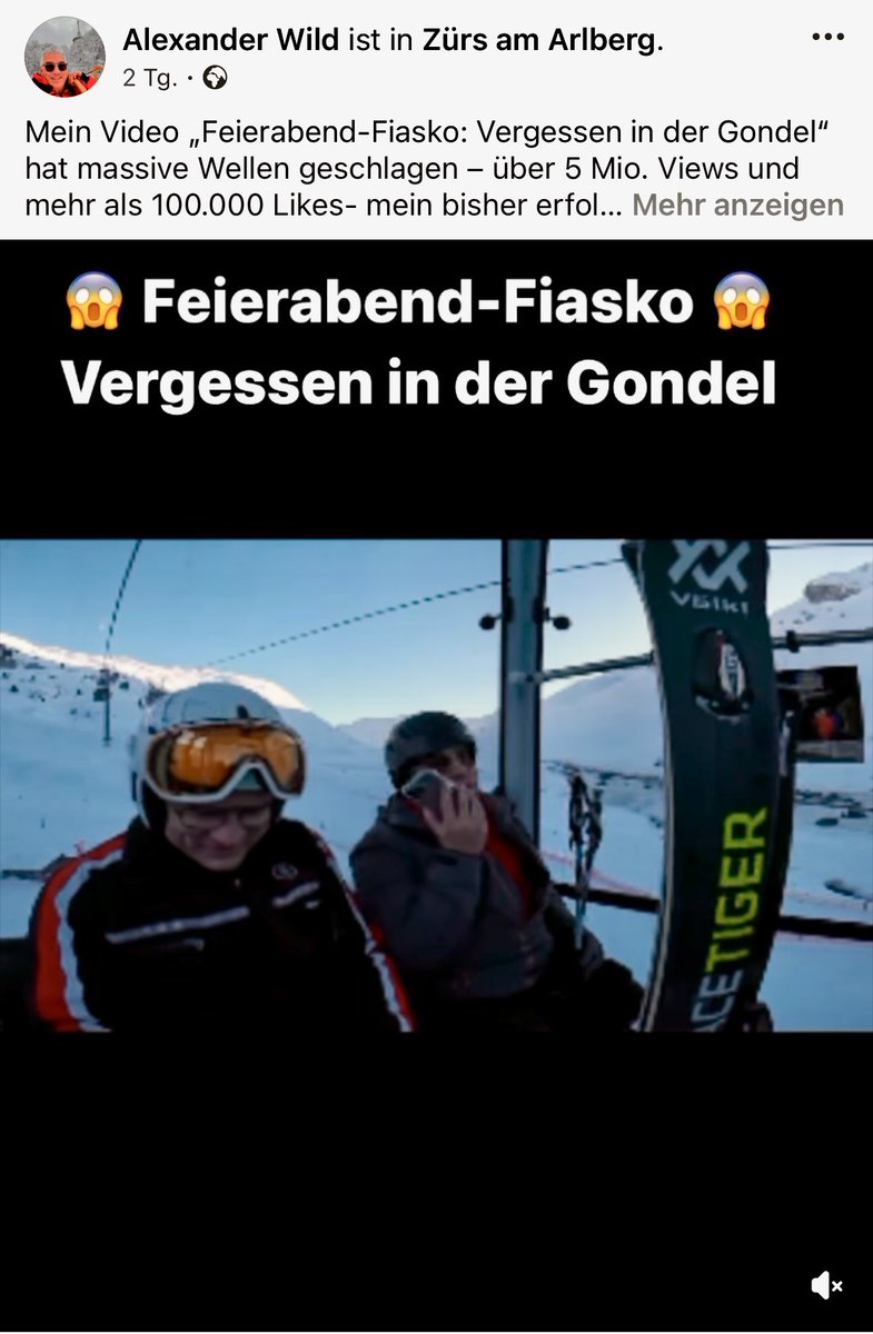 Alexander_Wild_'s tweet photo. Wer hätte gedacht, dass mein Post „Feierabend Fiasko - Vergessen in der Gondel“ so viele Herzen berührt? 😁⛷️🇦🇹
Seit Januar 2024 über 6 Millionen Aufrufe und über 150.000 Likes 😳
Foto: Shutterstock - Designersadab #Arlberg #SkiUrlaub #alexanderwild #feierabend #Bergliebe #berg https://t.co/OPf4AfNFaj