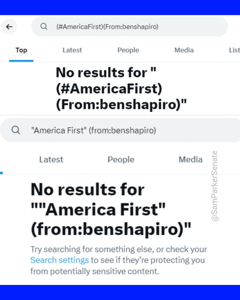 BasedSamParker's tweet photo. Remember these points about Ben Shapiro as you see his flurry of tweets today:
▪️He wants Netanyahu to be President of the US
▪️Is an israeli intelligence operative
▪️Has literally never tweeted any form of "America First"
▪️Is on record explaining that his ultimate loyalty is to israel