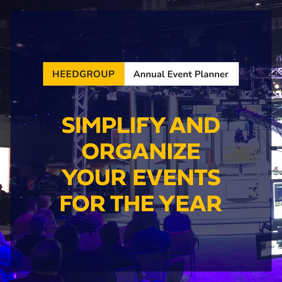 HeedGroup's tweet photo. Set the stage for your most successful year of events yet! 

📆 Use our customizable event tracker and simplify your planning process.

🔗 Download and read more here: https://t.co/mUiq8ZNjfI https://t.co/iMl4pDL44f