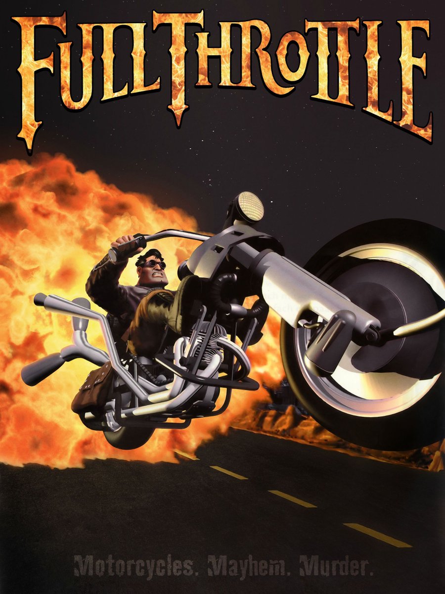 pr3tz's tweet photo. @gunsnrosesgirl3 Full Throttle.

Very fond memories of that game.

Story was great. It was a joy to play. Soundtrack was good.

Only issue I remember having is that it was too short. https://t.co/AIKembEgKp