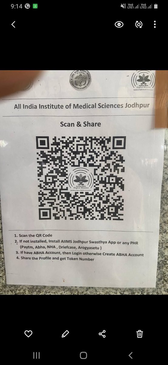 कई लोग मेरे को एम्स जोधपुर  मे  रजिस्ट्रेशन  प्रक्रिया के बारे मे पूछताछ करते है तो आज मै रजिस्ट्रेशन प्रक्रिया के बारे मे बता देता हू google play store से aiims jodhpur  swasthya app डाउनलोड  करे  फिर ऊसमे आपके मोबाइल  नम्बर  से login करे फिर ऊसमे स्वीच  patient की जगह  click कर