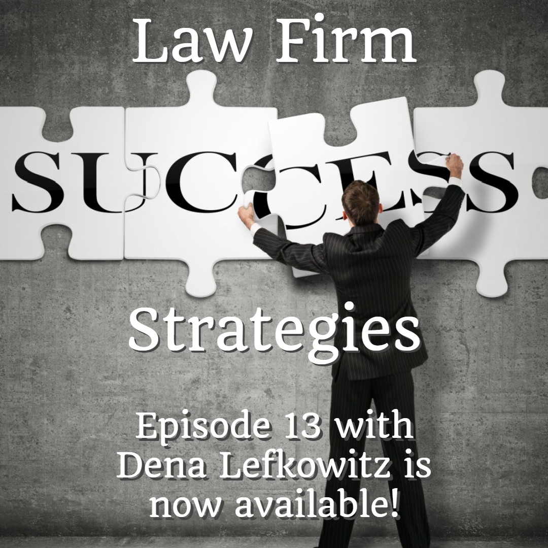 Check out the latest episode of Law Firm Success Strategies: tinyurl.com/2rmj34tm

Lawyer coaches Doug Brown &amp; Dena Lefkowitz discuss how ranking your values can help lead to a better career path, the trap of the sunk-cost fallacy and how to escape it and much more!