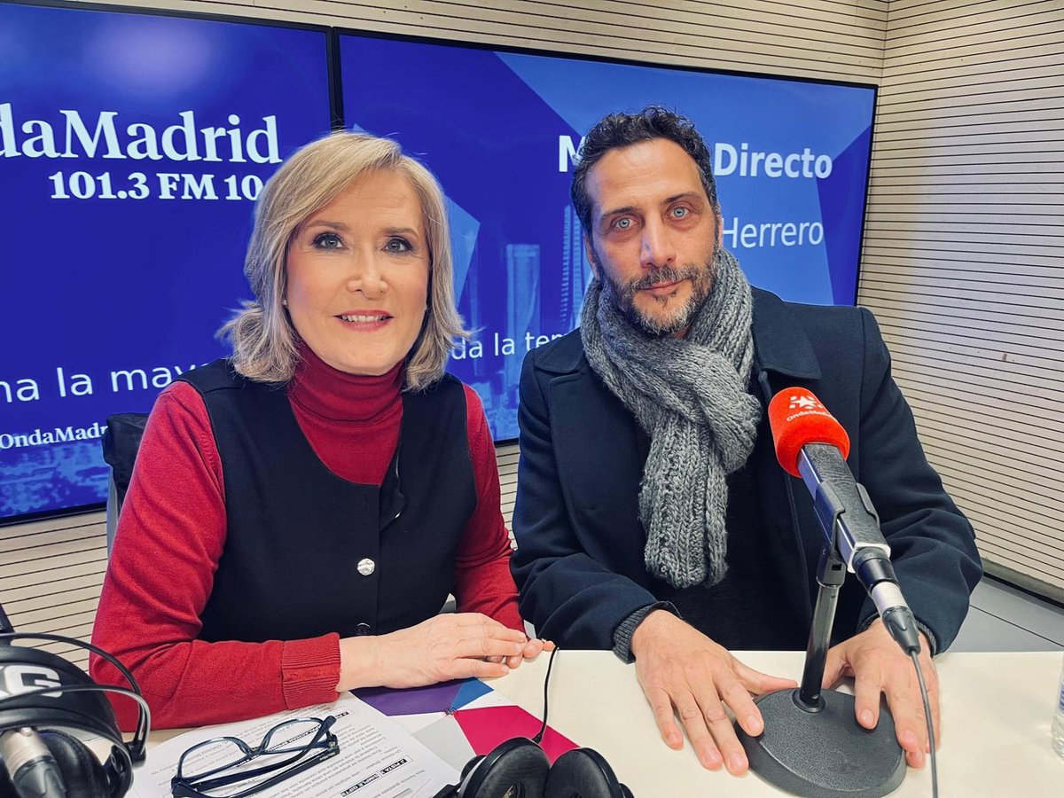 ▶️ <a href="/ondamadrid/">Onda Madrid</a>
📻 101.3-106 FM
⏰ 18:05
👉ENTREVISTA a <a href="/cianocaceres/">luciano caceres</a> , protagonista de la película "Adiós Madrid" 
🎙️En vivo en: <a href="/telemadrid/">Telemadrid</a> telemd.es/ciot