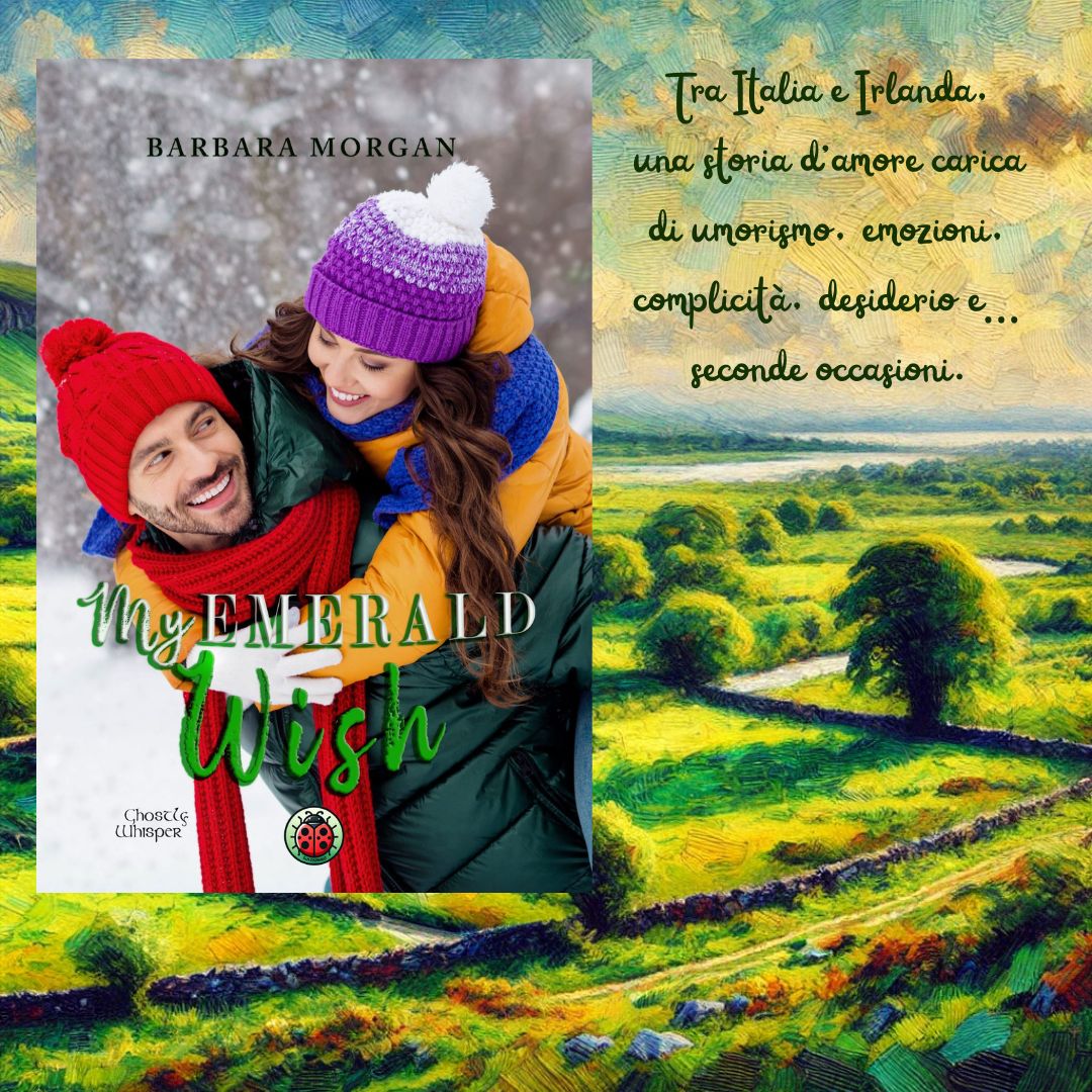 BabsiMorgan's tweet photo. "My Emerald Wish" ❤️
@GW_BooksEtc 
Ladybug Book Series In offerta ebook a 0,99 #myemeraldwish #barbaramorgan #GhostlyWhisperBooks #ladybugbookseries   Tra Italia e Irlanda, una storia d’amore carica di umorismo, emozioni, complicità, desiderio e… seconde occasioni. https://t.co/zuDHoQ6yNq