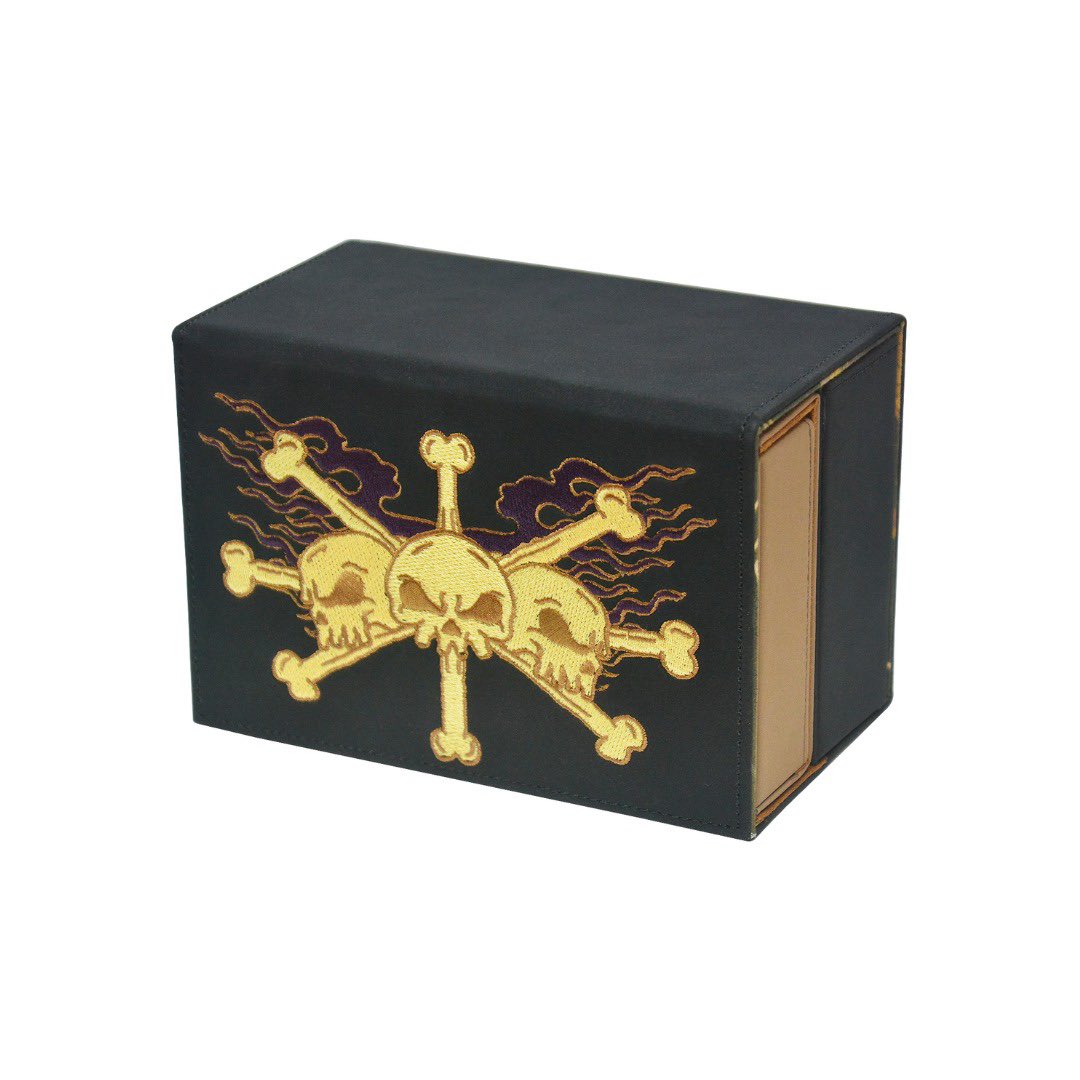 Old Japan Blackbeard Deckbox! Special Stitched Front with soft