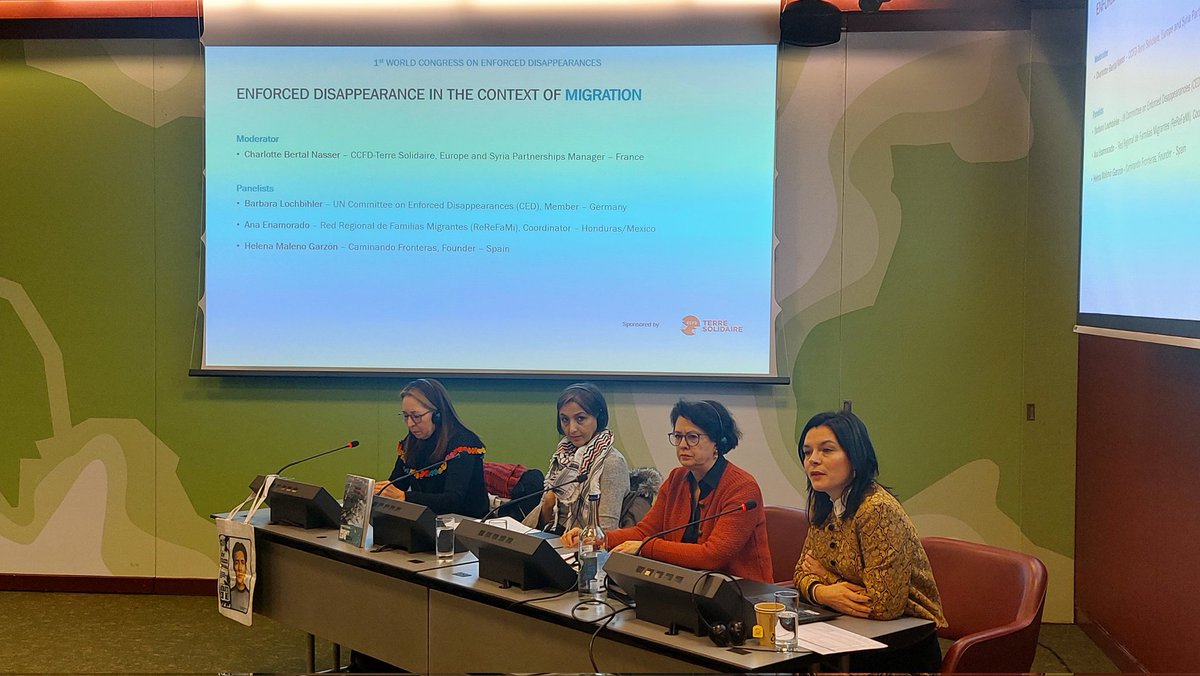 First World Congress on #EnforcedDisappearances offered dedicated space for focussed discussion, sharing of experiences, touching stories, plurality of actors. Not despite, but precisely because the world is busy wirh so many crises, the victims must be heard.