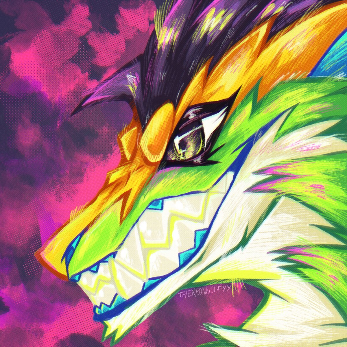 an experimental icon i did a while back of my electrike sona uwu