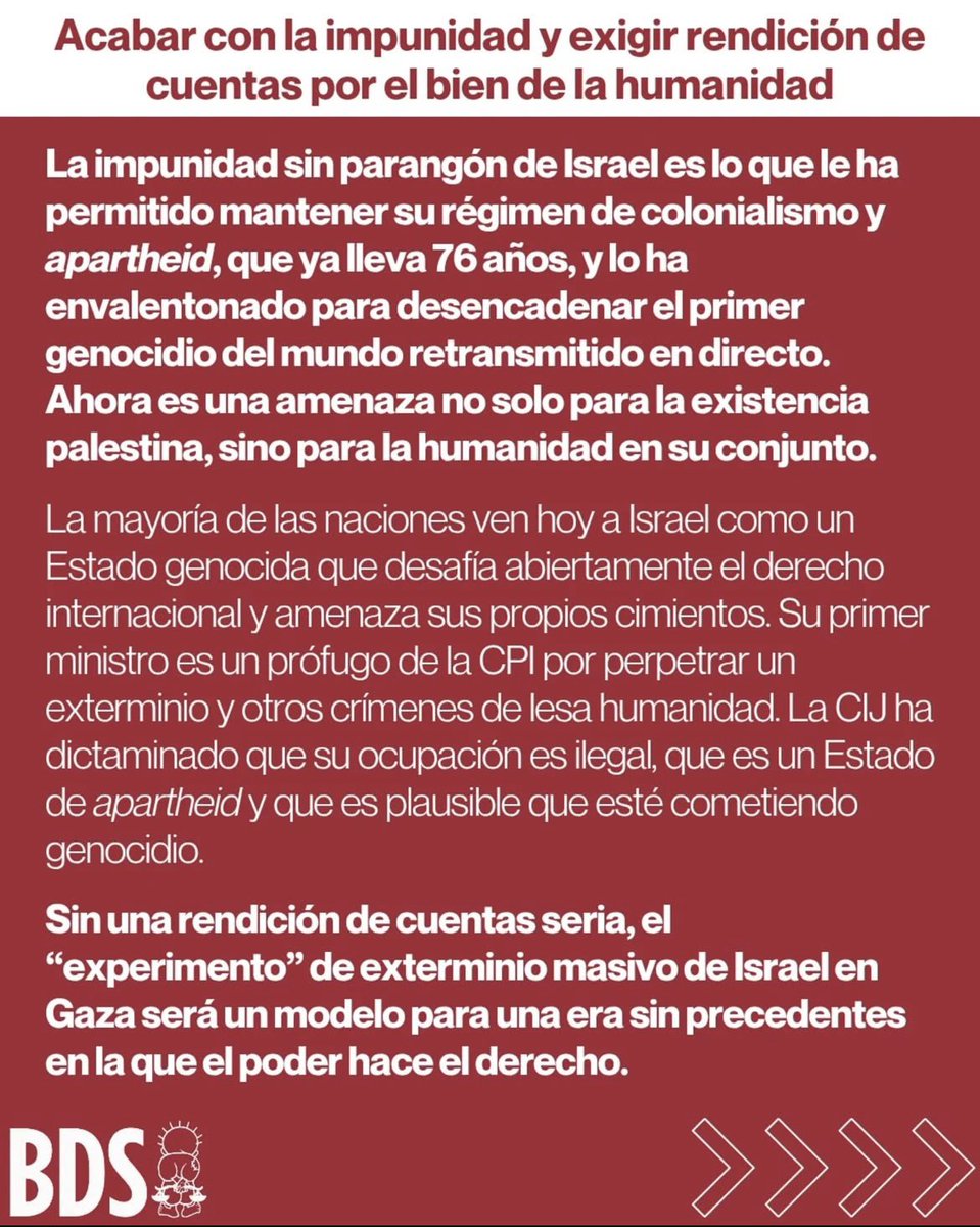 BDS_Chile's tweet photo. Declaración del @MovimientoBDS global: A intensificar el Boicot, Desinversión y Sanciones para acabar con los crímenes que Israel continúa comentiendo! https://t.co/uqROEmNvAY