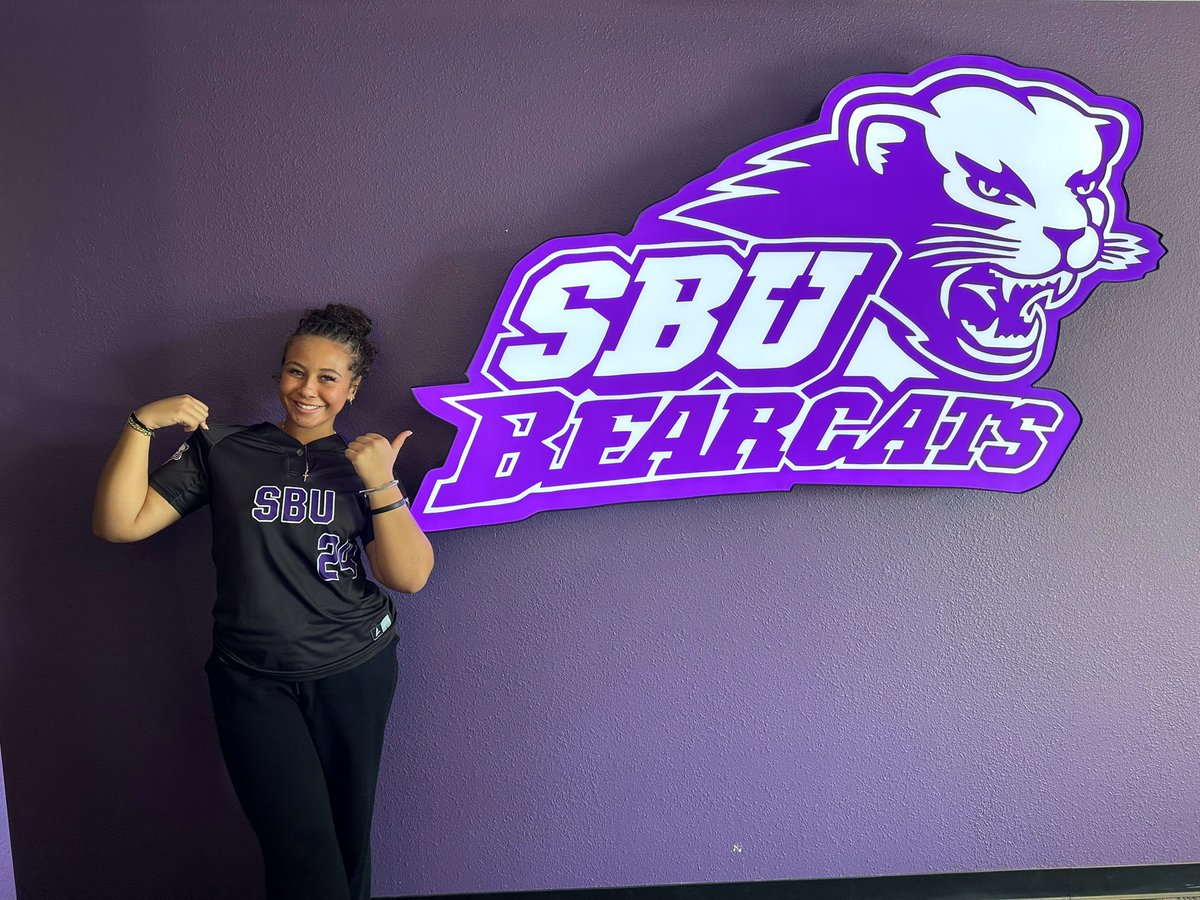 I am so excited to announce my verbal commitment to continue my academic and softball career and Southwest Baptist University! I can’t thank my mom, nana, pap, coaches, and teammates enough for pushing me to be where I am! Go Bearcats! @SBUbearcats_SB 😁😁