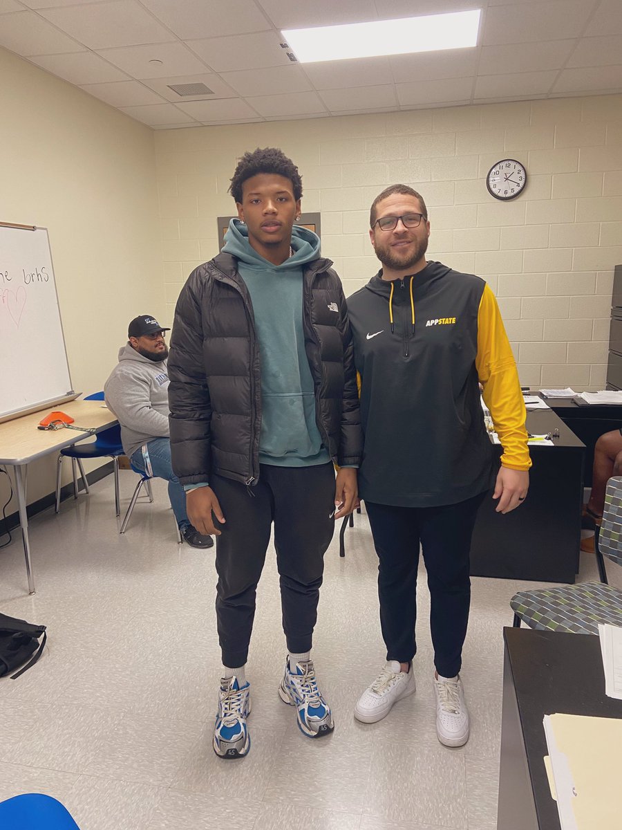 Damaad Lewis (@damaadlewis07) on Twitter photo Great conversation with <a href="/Coach_Shak/">Anthony Shakir</a> blessed to receive an offer from <a href="/AppState_FB/">App State Football</a> !! #AGTG Great conversation with <a href="/Coach_Shak/">Anthony Shakir</a> blessed to receive an offer from <a href="/AppState_FB/">App State Football</a> !! #AGTG