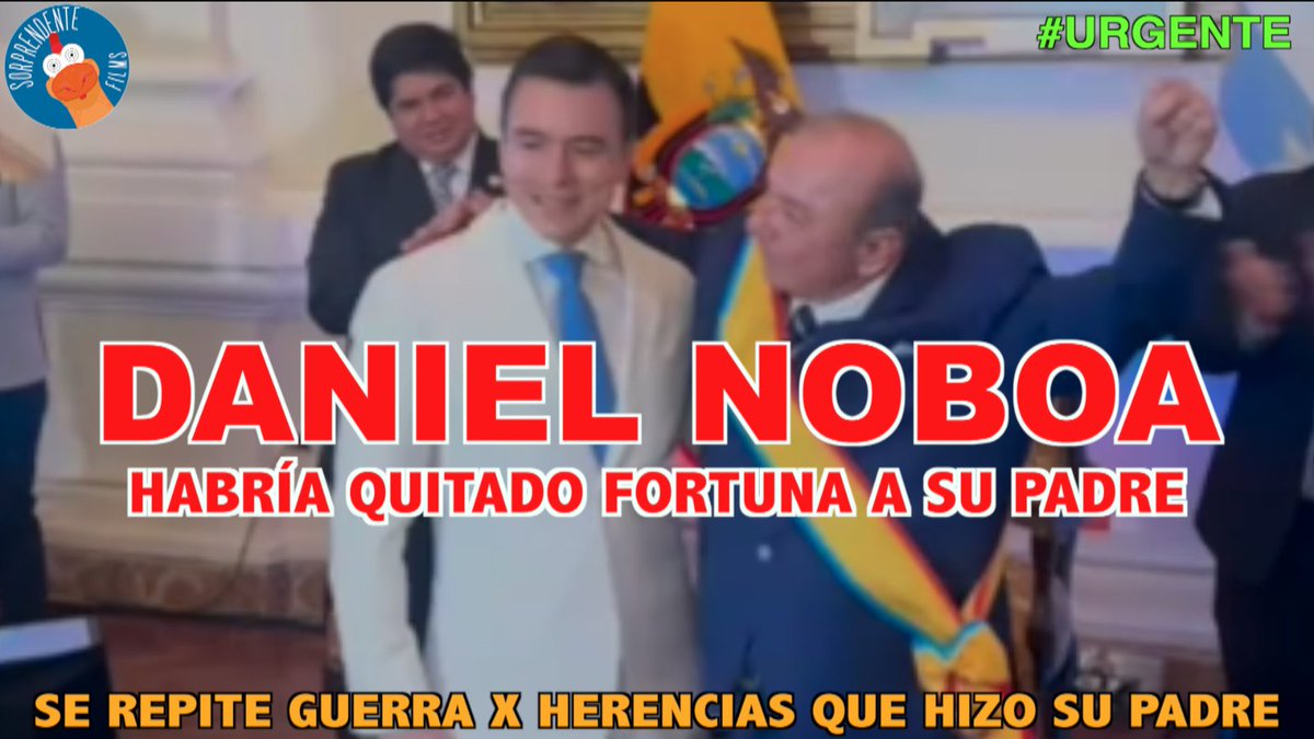 SorprendenteF's tweet photo. #URGENTE #DanielNoboa ESTARÍA QUITANDO FORTUNA A SU PADRE #alvarito #DANIEL #NOBOA #ECUADOR #BANANERA #PLATANAL #CRISIS #GRINGOS #ALVARO #DINERO #QUITO #MAFIA #PODER #ELECCIONES #2025 https://t.co/1SlSIsltUM