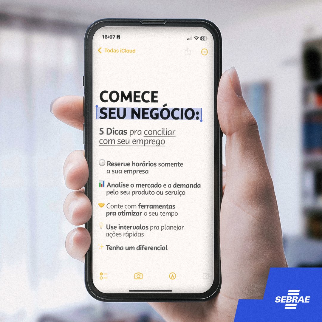 Sabia que é possível abrir uma empresa sem largar o emprego? Conciliar as duas rotinas pode ser mais simples do que você imagina! Olhe só essas 5 dicas práticas pra começar. 📚 Quer aprender mais sobre como empreender com segurança e planejamento? Acesse: bit.ly/aprender--a-em…