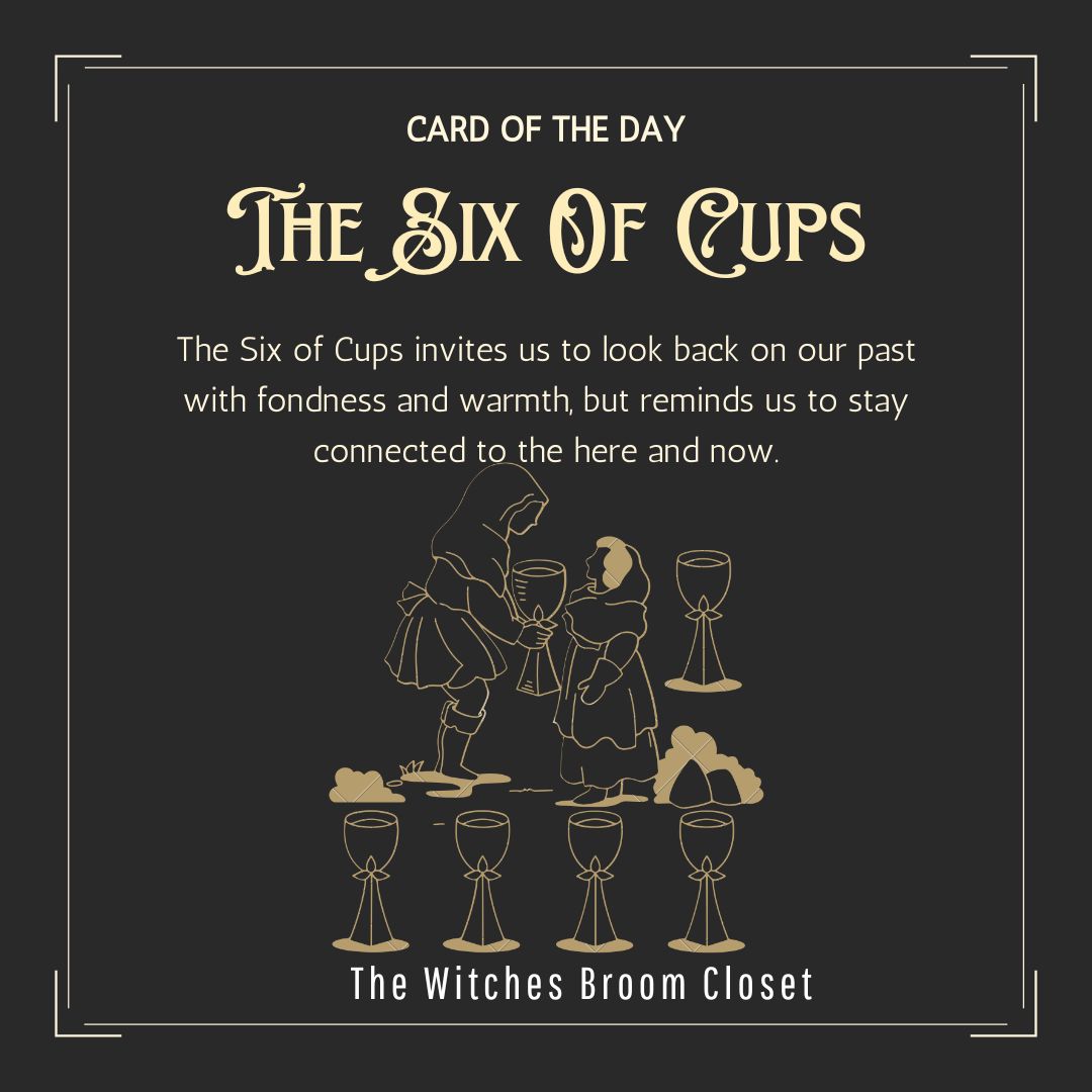 thewitchbrmclst's tweet photo. TOTD 6 Of Cups https://t.co/Hxxyr8ner0