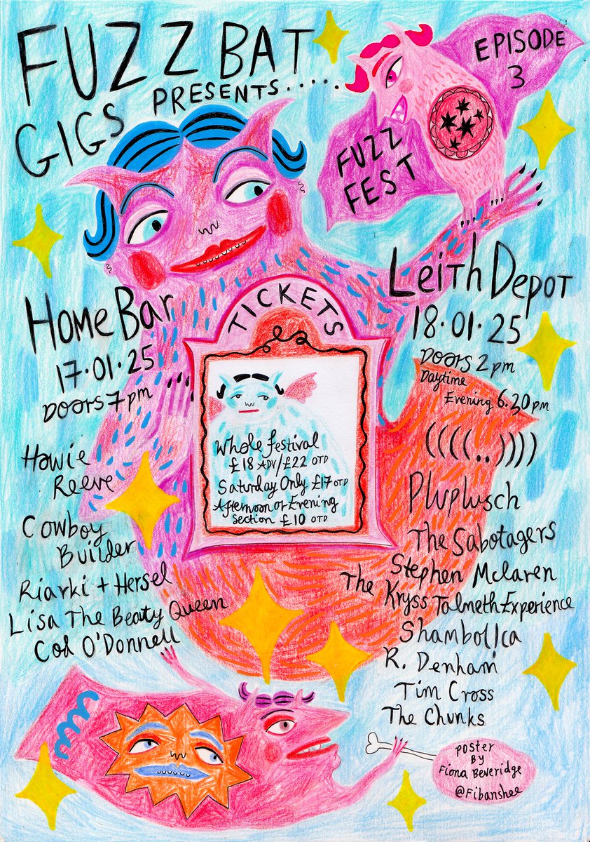 First EM-related gig of the year this Sat 18th <a href="/leithdepot/">LEITH DEPOT</a> Fuzz Bat fest with our boy Stephen <a href="/mclarenallday/">Stephen McLaren</a> playing the evening shift. Tenner on the door