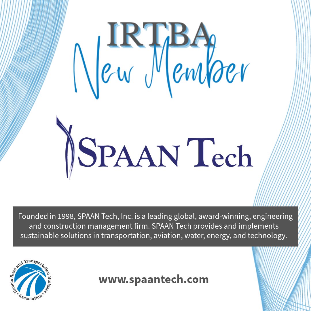 🎉We would like to welcome one of our newest members <a href="/SPAAN_Tech/">SPAAN Tech Inc. </a> to IRTBA! 🎉

Learn more at spaantech.com.