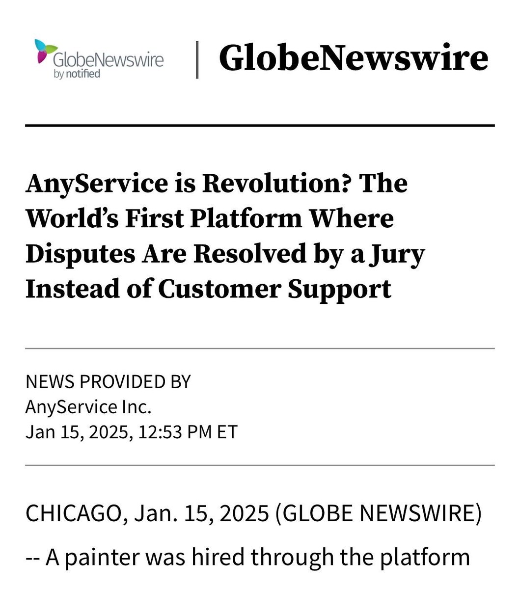 2anyservice's tweet photo. AnyService isn’t just a platform- it’s a powerful idea that’s set to change how the world works. 🌎💡Get ready to be part of the revolution! Are you in? 🚀

#2025 #anyservice #Innovation #Revolution #bigideas #changingtheworld https://t.co/NKnxUsJaQo