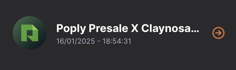 BenjaminSP (@benjaminsp_eth) on Twitter photo I just grabbed my <a href="/poply_xyz/">Poply ✨ | Monad NFT Marketplace</a> presale, thanks to <a href="/Claynosaurz/">Claynosaurz</a>🍻
#ProbablyNothing I just grabbed my <a href="/poply_xyz/">Poply ✨ | Monad NFT Marketplace</a> presale, thanks to <a href="/Claynosaurz/">Claynosaurz</a>🍻
#ProbablyNothing