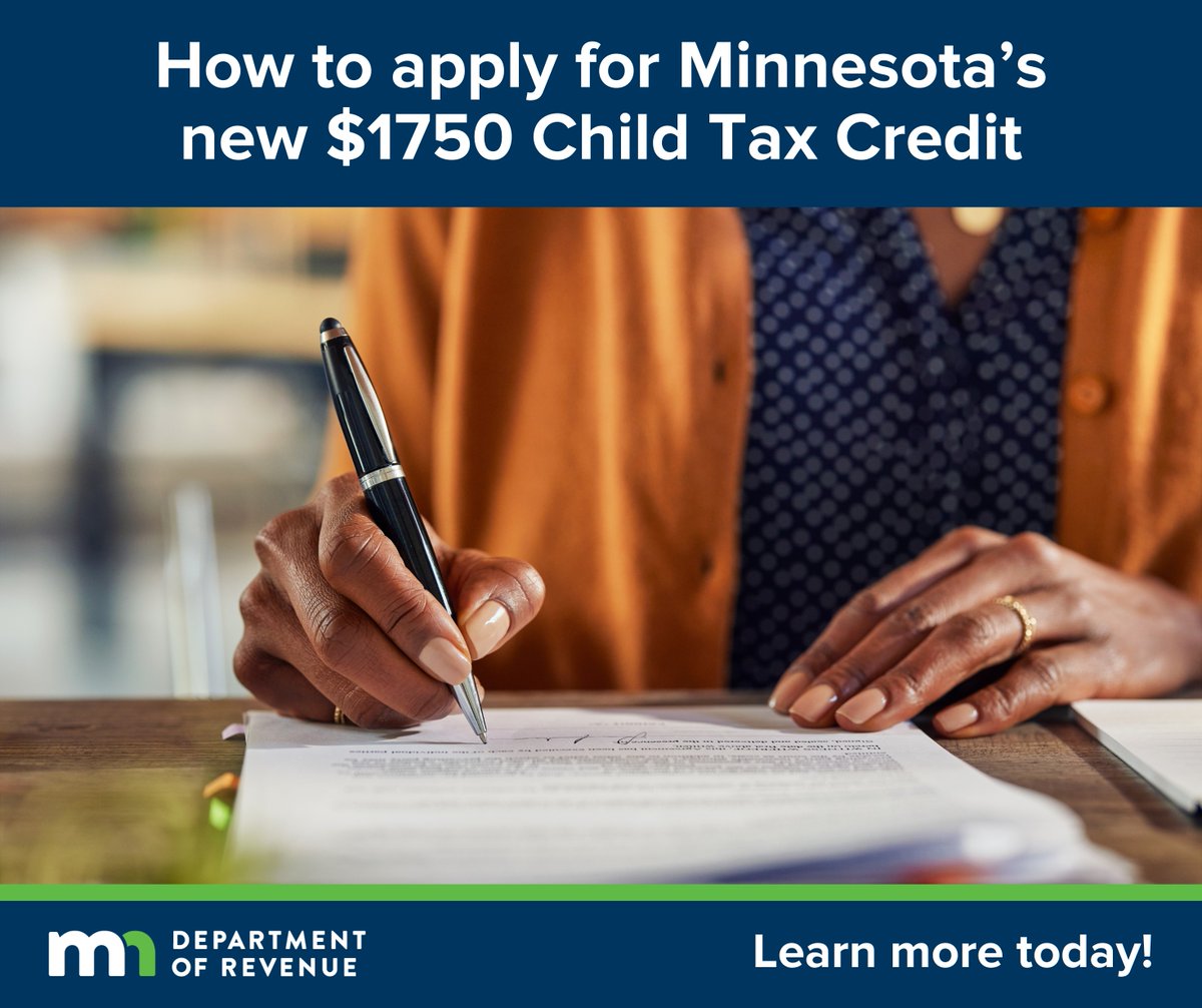 The Working Family Credit &amp; Child Tax Credits give tax relief to those whose income is below a certain level. You can receive a refund even if you do not owe tax. 

LEARN MORE: ow.ly/xxpP50UBX1m 

This service made available through a grant provided by the state of MN.