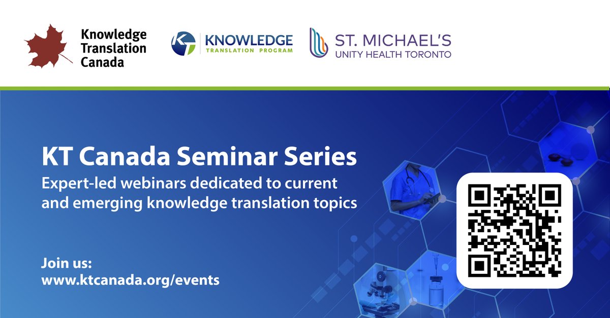 KT Canada (@ktcanada) on Twitter photo Pls RT!
Join us on Feb 13 from 12-1pm ET for Dr @leahkcrockett's presentation on "Research partnerships in child health: exploring characteristics, processes, dynamics and effects".
Register here! bit.ly/3WeNdwH
<a href="/kmsibley/">Kathryn Sibley</a> <a href="/ATricco/">Dr. Andrea C. Tricco</a> <a href="/SPORAlliance/">SPOR Evidence Alliance</a> <a href="/kt_program/">Knowledge Translation Program</a> Pls RT!
Join us on Feb 13 from 12-1pm ET for Dr @leahkcrockett's presentation on "Research partnerships in child health: exploring characteristics, processes, dynamics and effects".
Register here! bit.ly/3WeNdwH
<a href="/kmsibley/">Kathryn Sibley</a> <a href="/ATricco/">Dr. Andrea C. Tricco</a> <a href="/SPORAlliance/">SPOR Evidence Alliance</a> <a href="/kt_program/">Knowledge Translation Program</a>