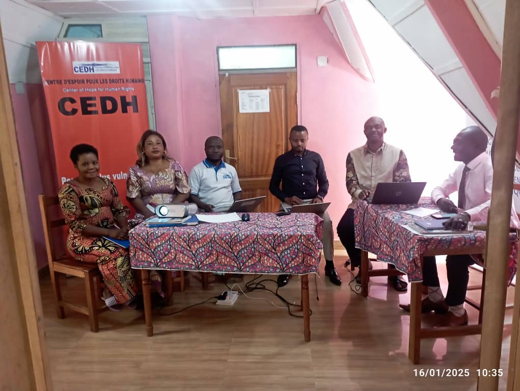 En pleine réunion de finalisation du plan opérationnel 2025
Bravo à l’équipe exécutif de CEDH pour ce travail.