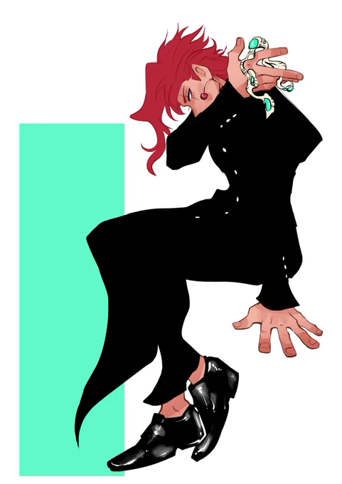 It's been so long since I've drawn Kakyoin!!  