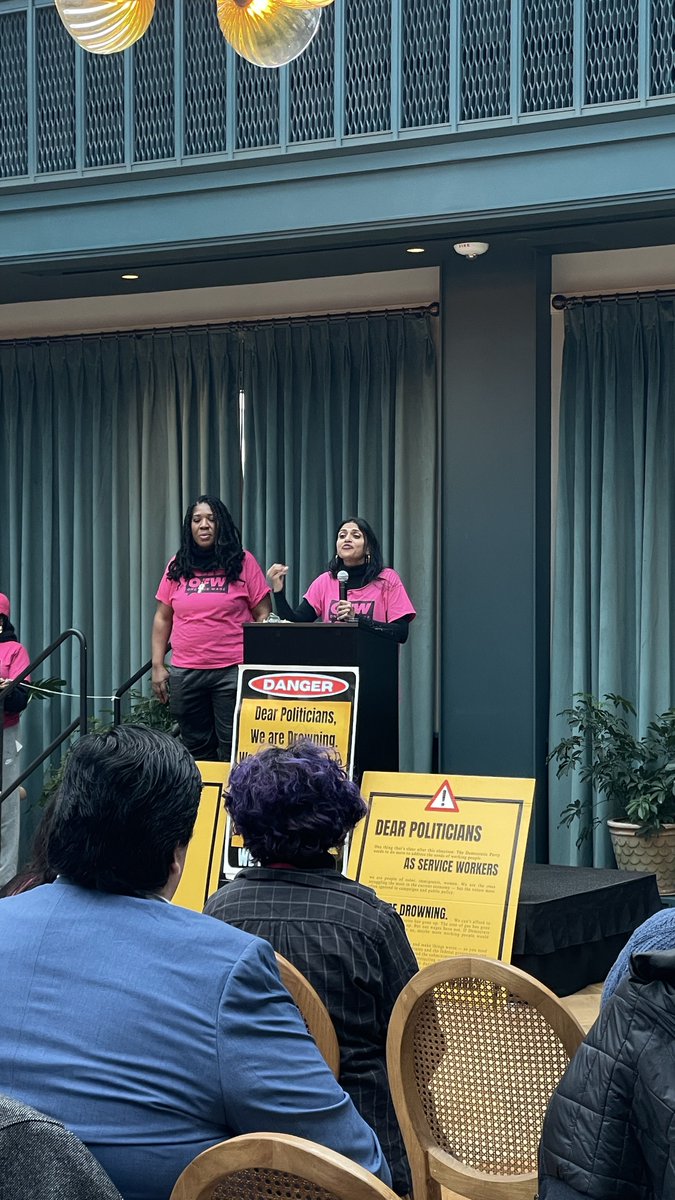 “We need Democrats to deliver for working people.” 

Down the street from the DNC forum here in Detroit, organizers with <a href="/onefairwage/">One Fair Wage</a> are delivering the message candidates for leadership need to hear.