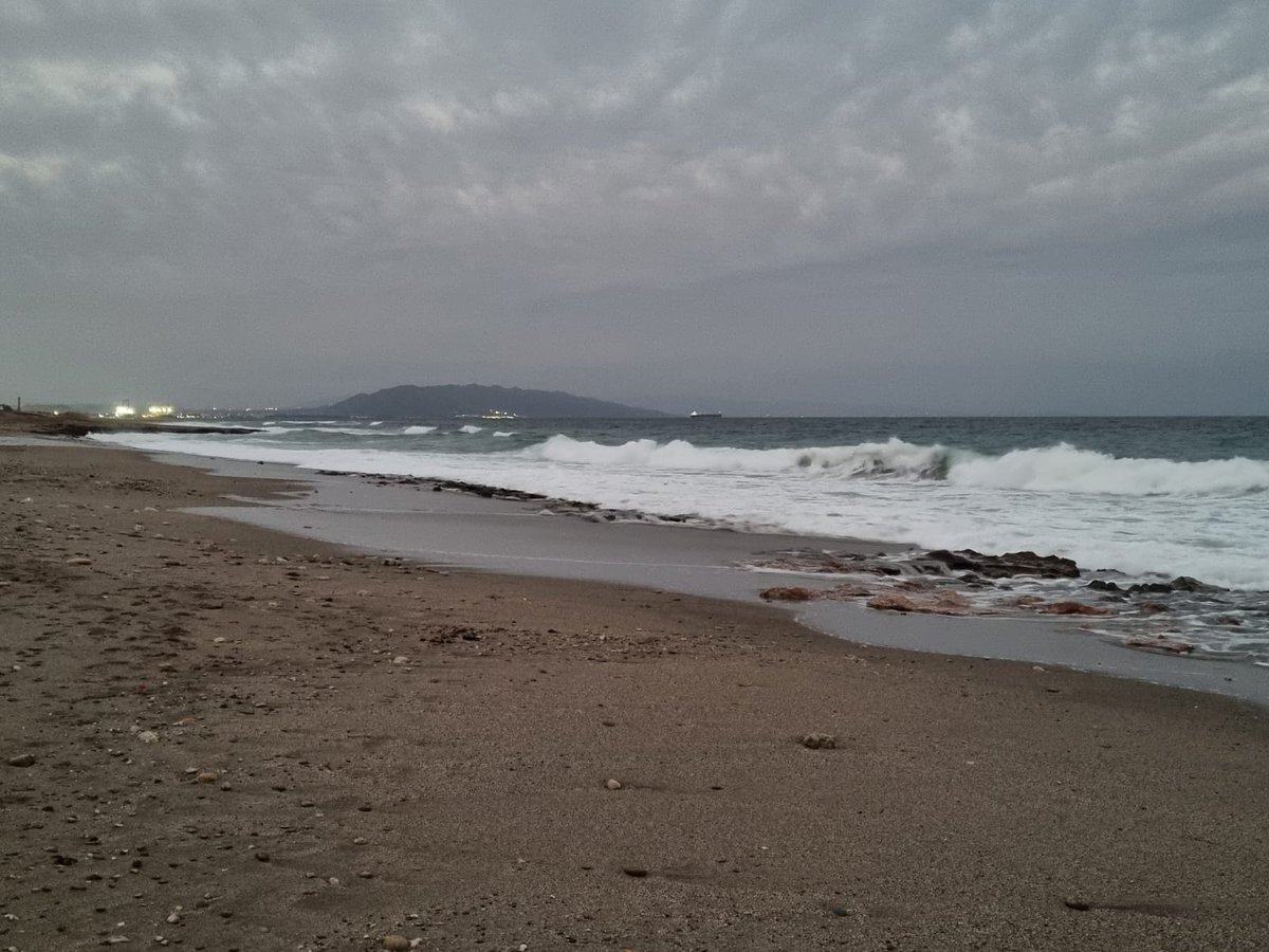 From Mojacar, Garrucha harbour? Round the headland from Vera.