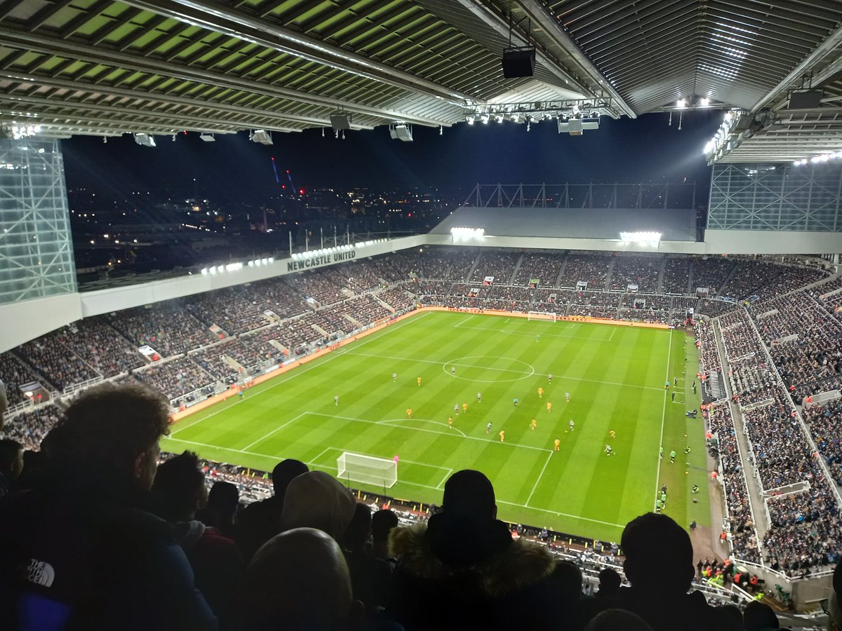 philrobson60's tweet photo. The view from #safestanding #Level7 #LeazesEnd #StJamesPark #NUFC 3 #wwfc 0 Another 3 points! https://t.co/UKHqvOgnqZ