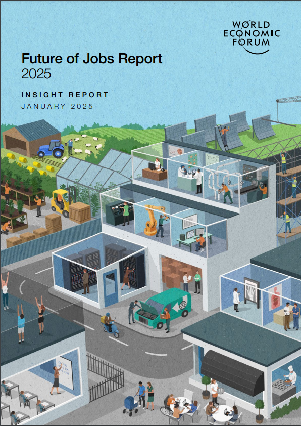 codingmaster24's tweet image. The Future of Jobs Report 2025 explores how major trends like technological change and the green transition will reshape jobs and skills by 2030, based on insights from over 1,000 global employers.